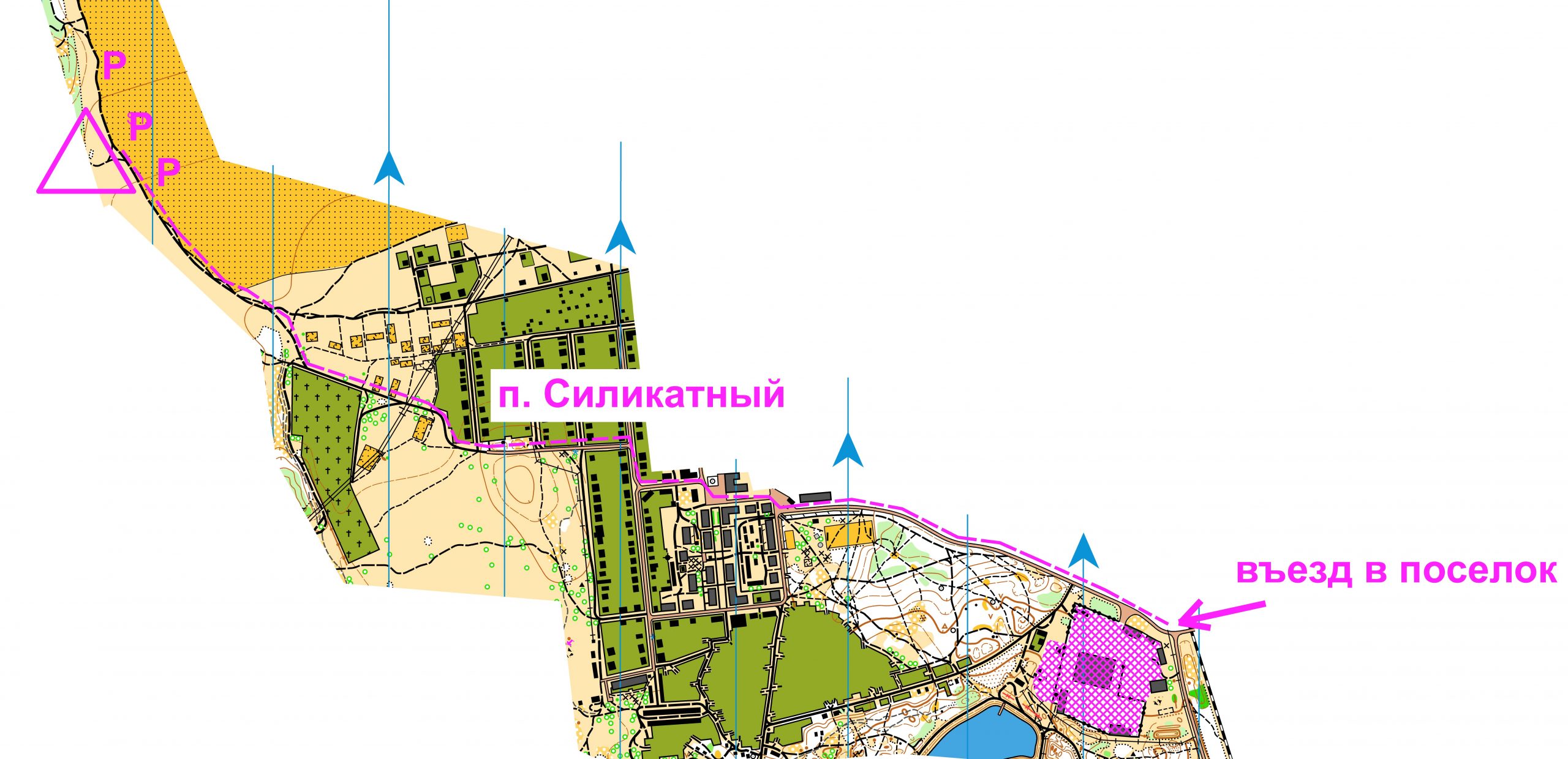 Силикатный поселок ульяновск карта